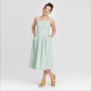 Mint green jumper dress Clearance